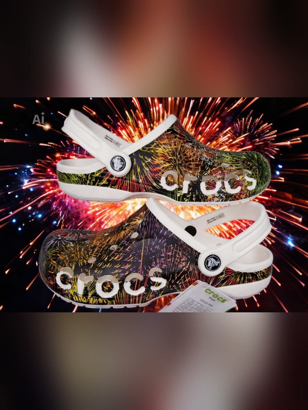 Croc Baya Professionally Customized Sz 6 Women